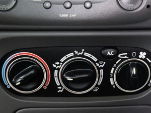 Fits Renault Megane I 96-02 Aluminium Ringe für Lüftungsregler Heizungsregler - Imagen 1 de 7