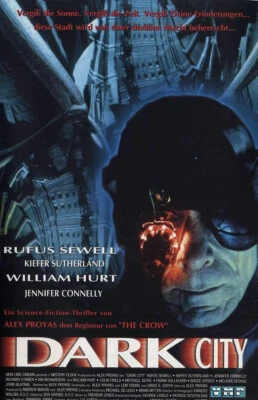 Dark City - Rufus Sewell William Hurt Kiefer Sutherland - (VHS Cassette - Bild 1 von 3