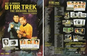 Promo- Star Trek The Original Series Art & Images Sell Sheet - Picture 1 of 1