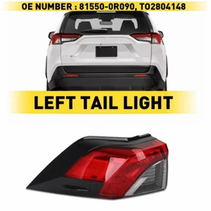 LED Fit For  2019-2023 Toyota RAV4 Rear Tail Light Outer Driver Left Side - Picture 1 of 5