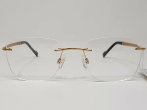 Unisex randlose Brille (Muster) 51-19-145 Gold #888018 - Bild 1 von 7