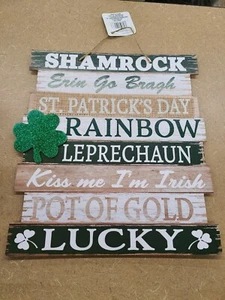 St. Patrick's Day Home Decor Sign - Picture 1 of 4