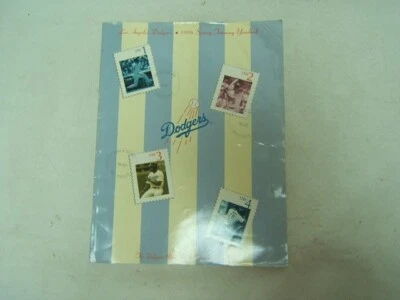 1996 Los Angeles Dodgers Spring Training Yearbook Hideo Nomo - Image 1 of 4