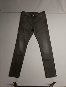 Hugo Boss Jeans Men's 32x34 DELAWARE 020 Stretch Slim Fit Black EUC 👌 - Picture 1 of 13