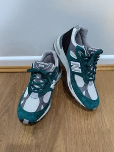 New Balance 991 Bright Renaissance Pacific Green - Picture 1 of 6