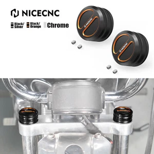 Front Fork Stem Nut Covers For Harley Forty Eight XL1200XS Special 2018-2019 - Picture 1 of 18