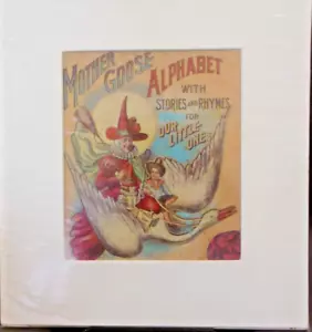 Vintage Mother Goose Alphabet Color Lithograph Cover - Picture 1 of 2