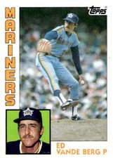 1984 Topps Baseball Ed Vande Berg #63