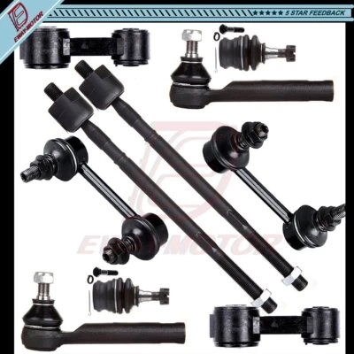 10pcs For 2001 2002-2004 Subaru Outback Front Tie Rod Ends Sway Bars Ball Joints - Image 1 of 4