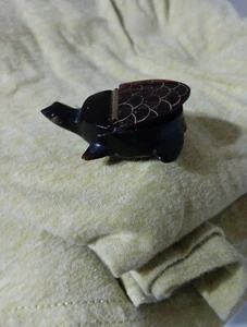 VINTAGE TURTLE SHAPE PILL BOX - Picture 1 of 5