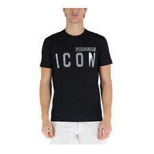 Dsquared2 Authentic Men Icon Cool T-Shirt Black/Grey S79Gc0068