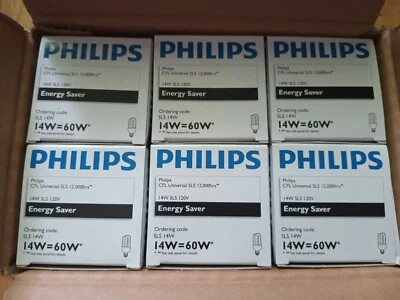 PHILIPS 14W SLS  120V Energy Saver Universal /E26.1CT/6 PER BOX - Image 1 of 4