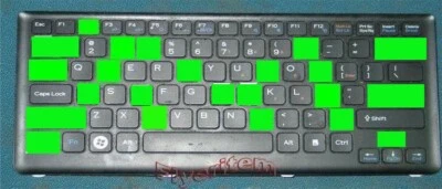 Sony VAIO VGN-CS115J PGC-3C2L KEYBOARD INDIVIDUAL KEY AEGD2U00010 XX43-01A - Image 1 of 2