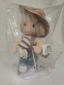 1999 Precious Moments Plush Soft Doll Country Lane Collection Sam Butcher NEW - Picture 1 of 4
