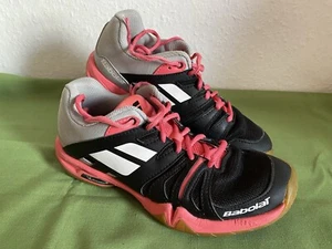 Babolat Shadow Team Womens Badminton Shoes Size UK 8.5 EU 38.5 - Black / Pink - Picture 1 of 9