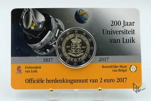 Belgium 2017 - BU 2 Euro Coincard 200th anniversary of the University of Liege - Picture 1 of 3