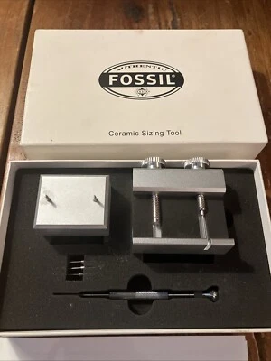 Authentic FOSSIL Ceramic Watch Band Sizing Tool in Box RARE Watchband - Image 1 of 4