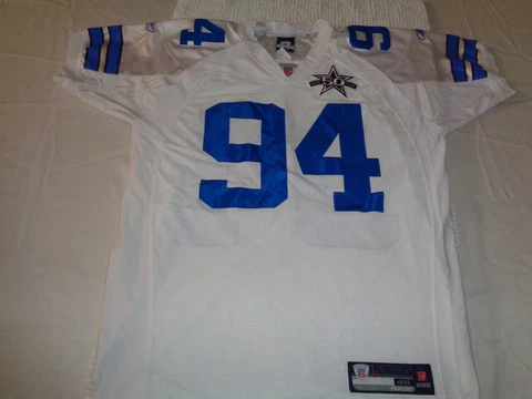 Dallas Cowboys Demarcus Ware 50th Anniversary Patch Reebok Jersey Mens 48 Cover