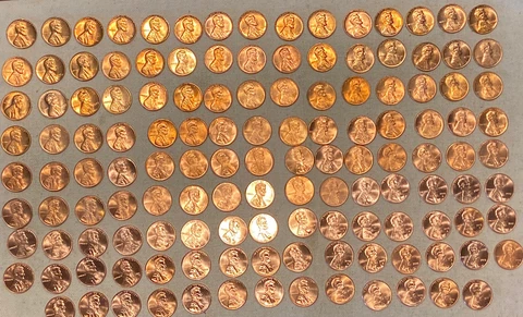 1959 - 2023 P & D S MS Set 146 Uncirculated Lincoln Includes 7 1982 & 60D SD Cover