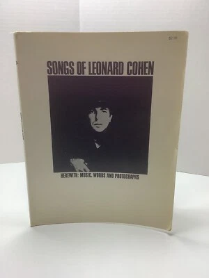1969 Leonard Cohen Songs Book Lyrics & Photographs - First Album Era - Image 1 of 4