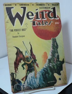 Weird Tales Nov 1948 - pulp - Sturgeon - Bloch - Quinn - ed by McIlwraith - Bild 1 von 2