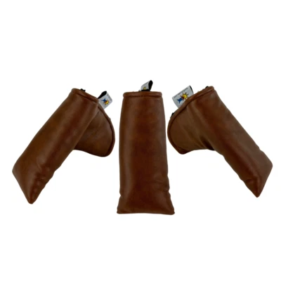 Sunfish Brown Leather golf blade putter headcover! - Image 1 of 4