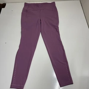Lululemon Taglia 10 Swift Speed High Rise Tight VLVD Rosa Atletico - Foto 1 di 9
