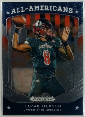 2019 Panini Prizm Draft Lamar Jackson All-Americans #59 - Image 1 of 3
