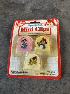 1980 Vintage Raggedy Ann Mini Clips Menge 3 Neu B63 - Bild 1 von 1