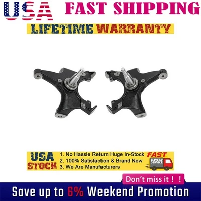 Nudillo de dirección para Chevy GMC C1500 C2500 Tahoe Yukon 2x2 Gearzaar par de 2 piezas Foto 1 de 4