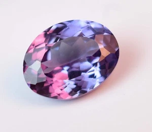 Flawless Natural Color Change Alexandrite 5.50 Ct Certified Oval Loose Gemstone - Picture 1 of 5