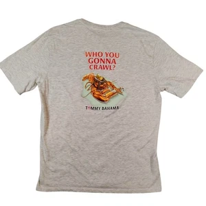 Tommy Bahama Shirt Herren Large grau Who You Gonna Crawl Hummer Grafik T-Shirt - Bild 1 von 9