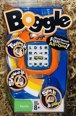 NEW Hasbro BOGGLE Word Search Family Game w/ Electronic Timer Twist And Shake 8+ - Image 1 of 3