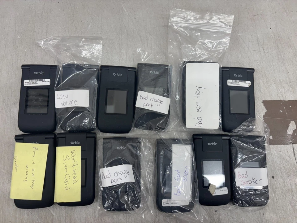 Lot of 75 Verizon Orbic Journey V RC2200L For Parts (READ DESC) - Image 1 of 4