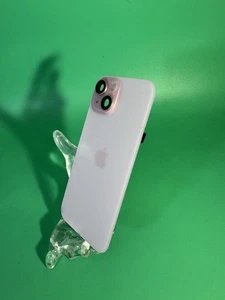 💥Apple iPhone 15 Back Glass OEM Pull Grade LOGO With Magnet Cable PINK💥 - Picture 1 of 3