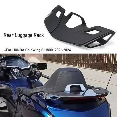Black Rear Top Trunk Shelve Luggage Rack Mount For Honda GoldWing 1800 2021-24 - Image 1 of 4