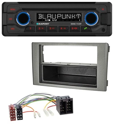 Blaupunkt AUX MP3 CD Bluetooth USB Autoradio für Iveco Daily (06-14) dunkelgrau - Bild 1 von 4
