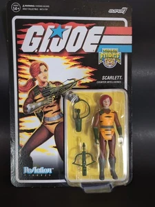 G.I. Joe Tiger Force Scarlett Super7 ReAction 3.75’’ Figur Wave 6 - Bild 1 von 2