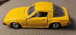 Tomy Tomica Mazda Savanna RX-7 Yellow #50 S=1/60 1979 Made In Japan Metal - Picture 1 of 7