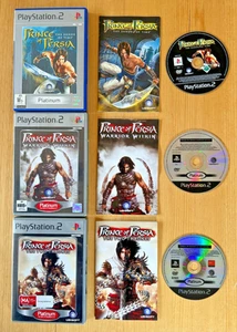 Prince of Persia The Two Thrones, Warrior Within & Sands of Time PS2 Game Manual - Picture 1 of 7
