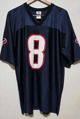 Houston Texans Schaub 8 Jersey Azul Talla XL Fútbol NFL Hombres Camiseta Deportiva Usada en Excelente Condición Foto 1 de 4