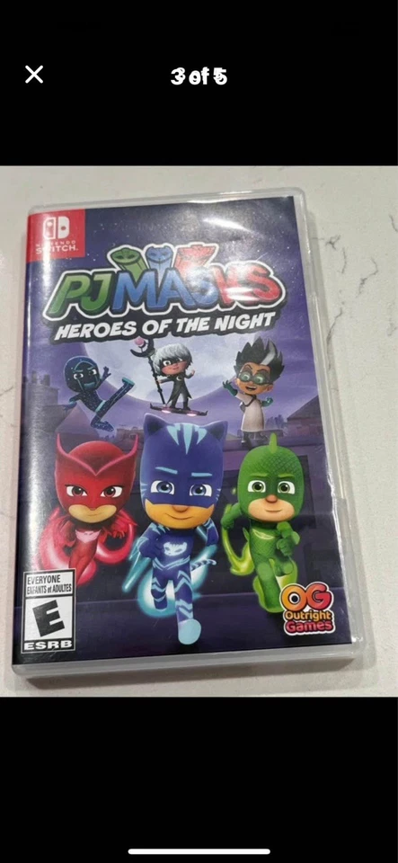 PJ Masks Heroes of the Night Nintendo Switch Juego Físico Cardtridge para Niños Foto 1 de 1
