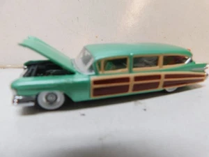 Hot Wheels 100%  1959 Cadillac Woody w / Surfboards   & Real Riders - Picture 1 of 2