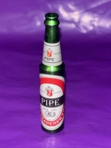 2.75” X 1/2” Mini Beer Bottle Smoking Metal Pipe Novelty Collectable Pipe US - Picture 1 of 11