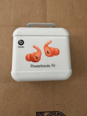 NEW 2025 Beats Powerbeats Fit Spark Orange True Wireless ANC Earbuds Retail $199 - Image 1 of 3