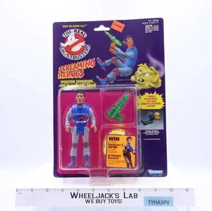 Winston Zeddemore Screaming Heroes The Real Ghostbusters 1986 Kenner NUEVO SELLADO - Imagen 1 de 2
