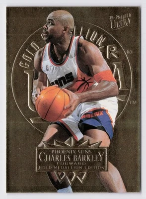 Fleer Ultra Charles Barkley #139 1995-96 edición medallón de oro Phoenix Suns Foto 1 de 2