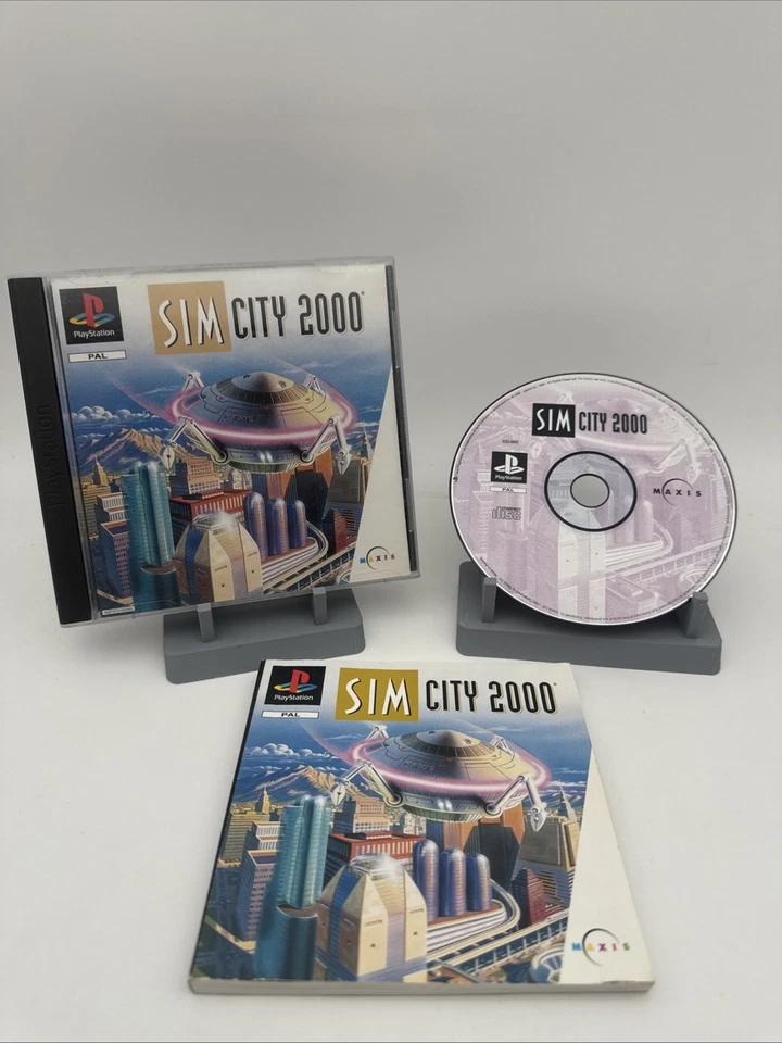 Sim City 2000 | Playstation 1 (PS1) | inkl. Anleitung | Zustand: GUT - Bild 1 von 2