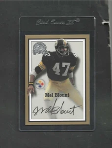 Mel Blount Signed Auto COA 2000 Fleer Greats of the Game Football Card - Picture 1 of 1
