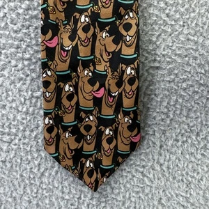 Corbata de colección Scooby-Doo para hombre Cartoon Network años 90 caras divertidas por todas partes - Imagen 1 de 10